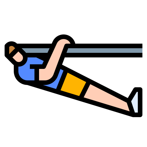 athlete in bright shirt